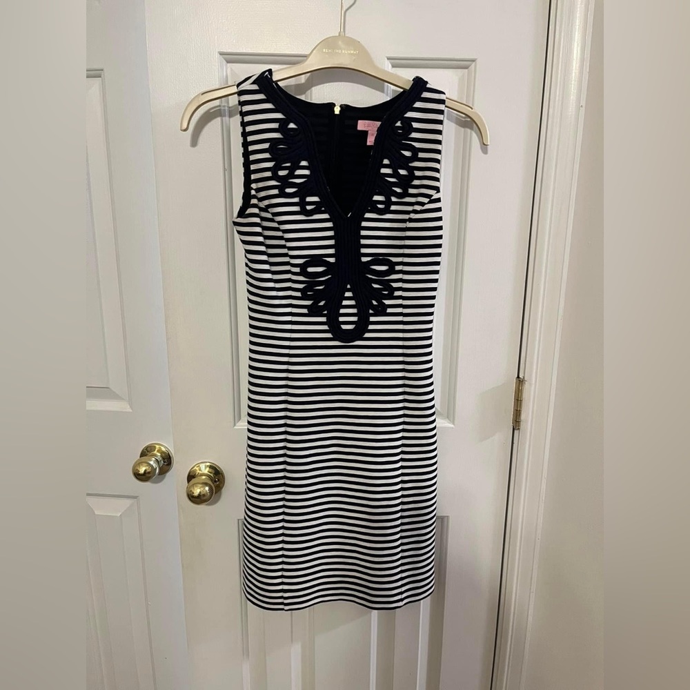 Lilly Pulitzer Navy stripe dress